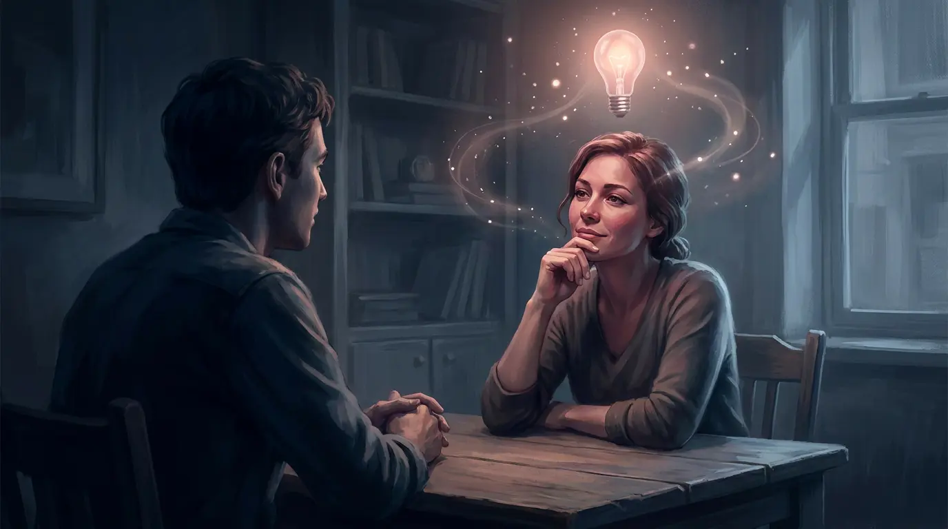 INTJ personality type illustration representing strategic thinking and independence